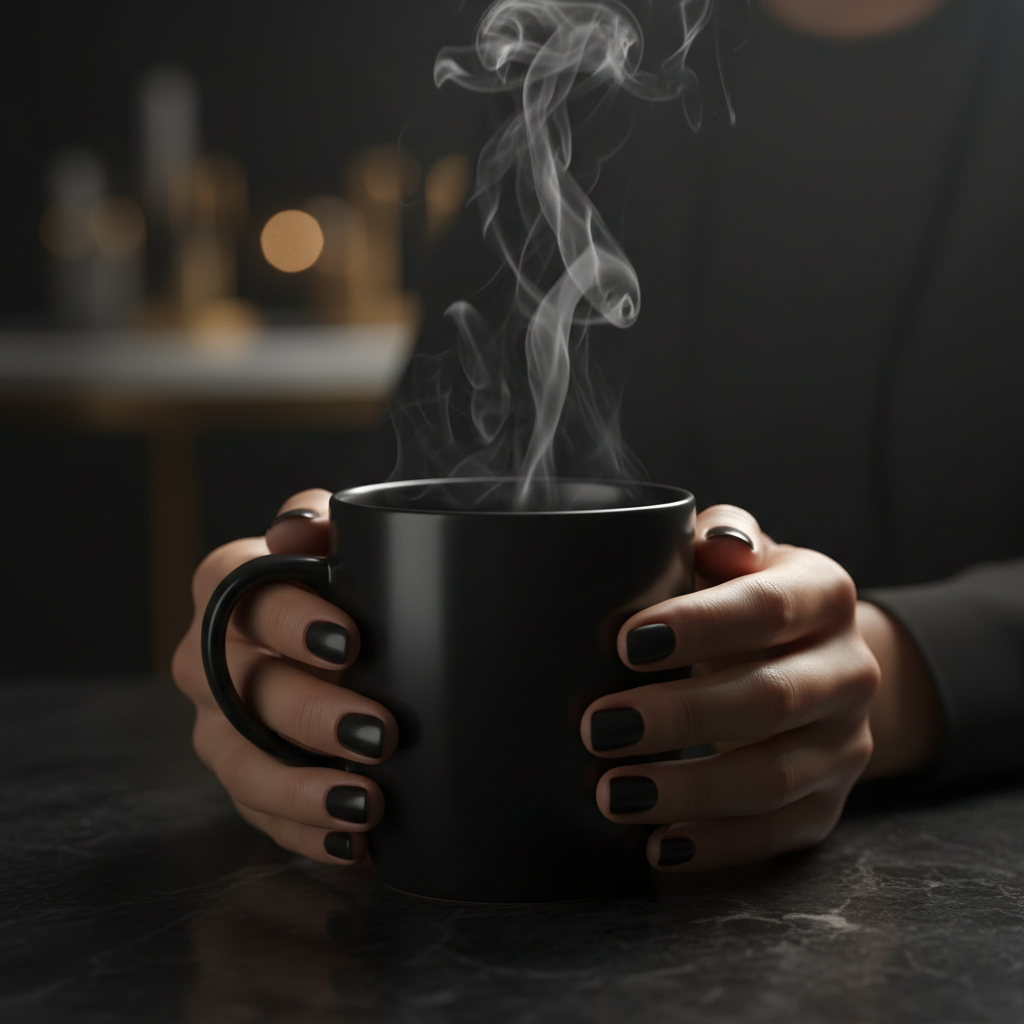 Black Glossy Mug