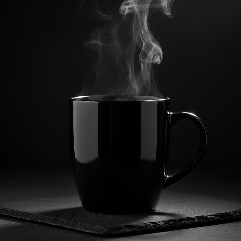 Black Glossy Mug